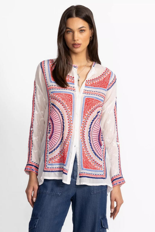 THE AUDREY MANDARIN COLLAR SHIRT