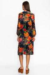 RENNA BURNOUT DRESS
