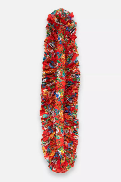 BOBCAT FOREST RUFFLE SCARF