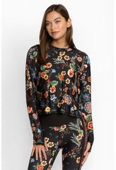 Women Active | Johnny Was Ardell Mock Neck Step Hem Tee Ardell