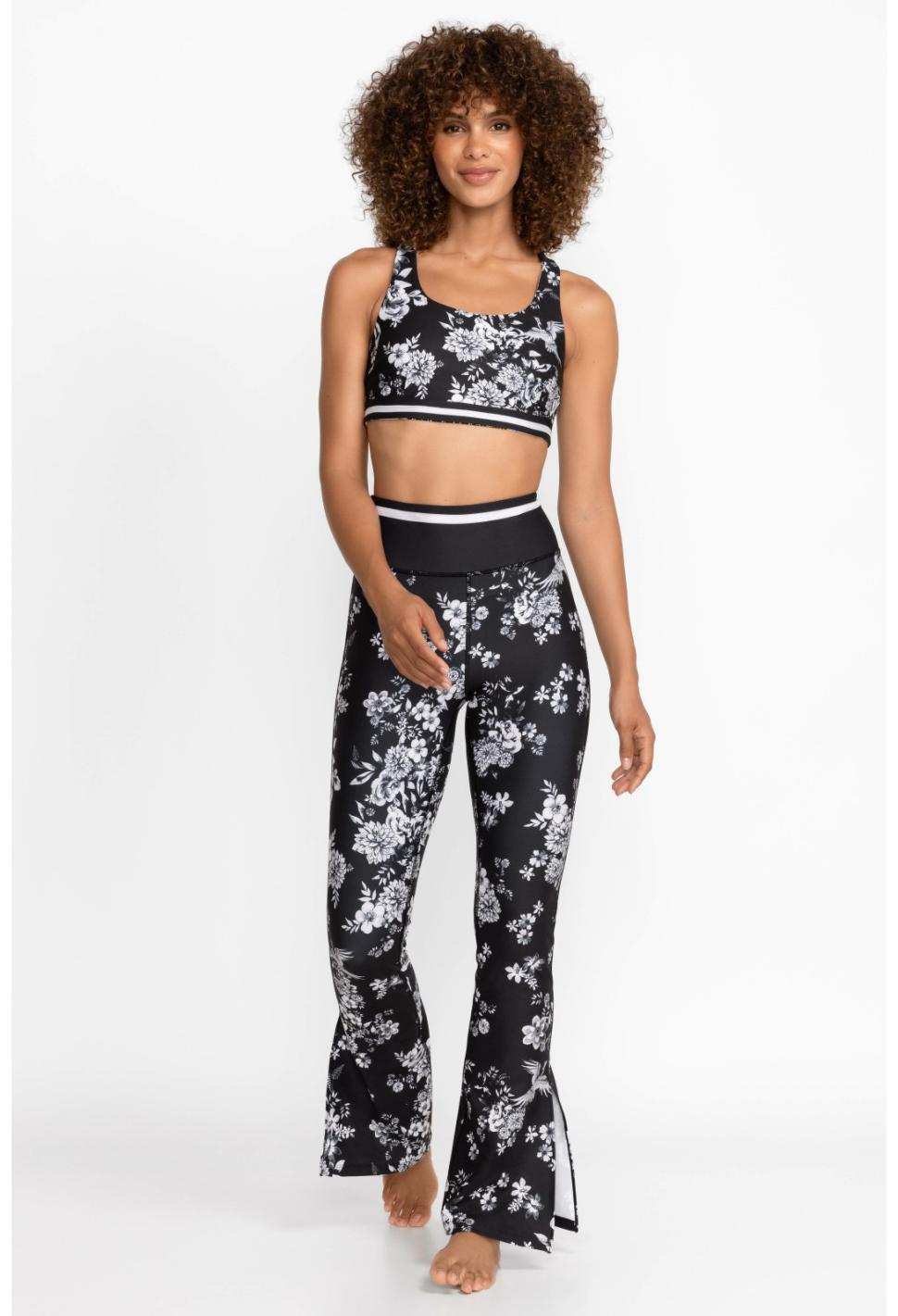 Women Active | Johnny Was Bee Active Babybell With Side Slit Charcoal Dreamer