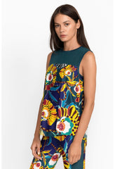 Women Active | Johnny Was Bee Active High Low Mesh Contrast Tank Kimbra