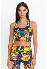 Women Active | Johnny Was Bee Active Mesh Back Longline Bra Kimbra