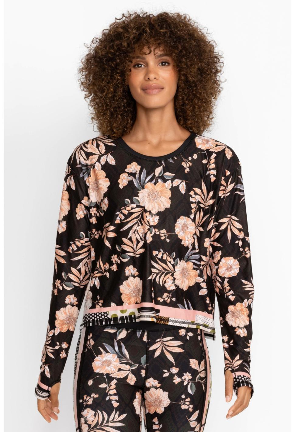 Women Active | Johnny Was Nido Step Hem Tee Nido