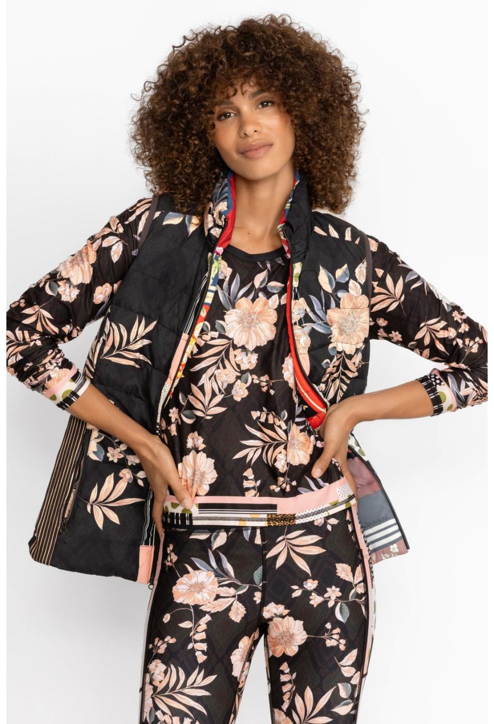 Women Active | Johnny Was Nido Step Hem Tee Nido