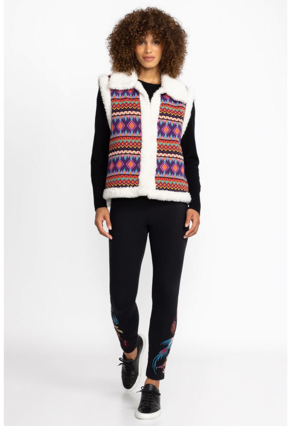 Women Bottoms | Johnny Was Ashira Legging Black