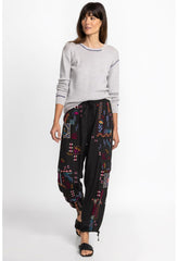 Women Bottoms | Johnny Was Campo Drawstring Cargo Pant Black