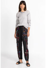 Women Bottoms | Johnny Was Campo Drawstring Cargo Pant Black