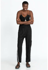 Women Bottoms | Johnny Was Cargo Pant Black