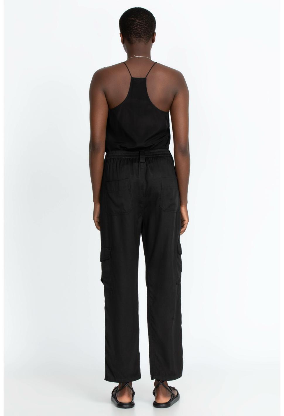 Women Bottoms | Johnny Was Cargo Pant Black
