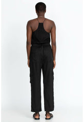 Women Bottoms | Johnny Was Cargo Pant Black
