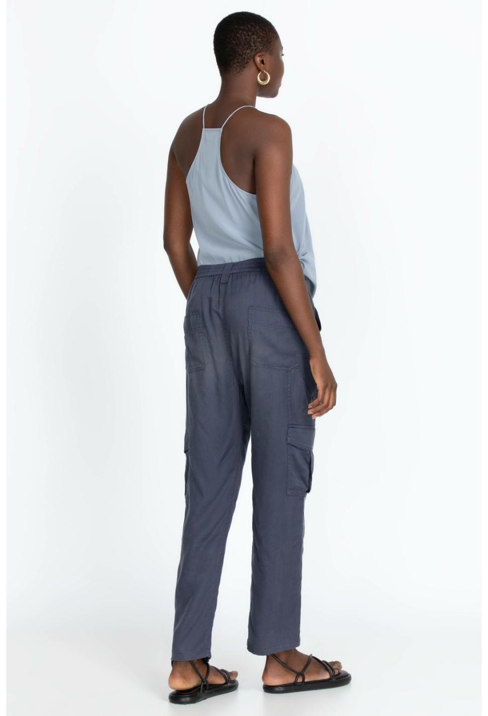 Women Bottoms | Johnny Was Cargo Pant Slate