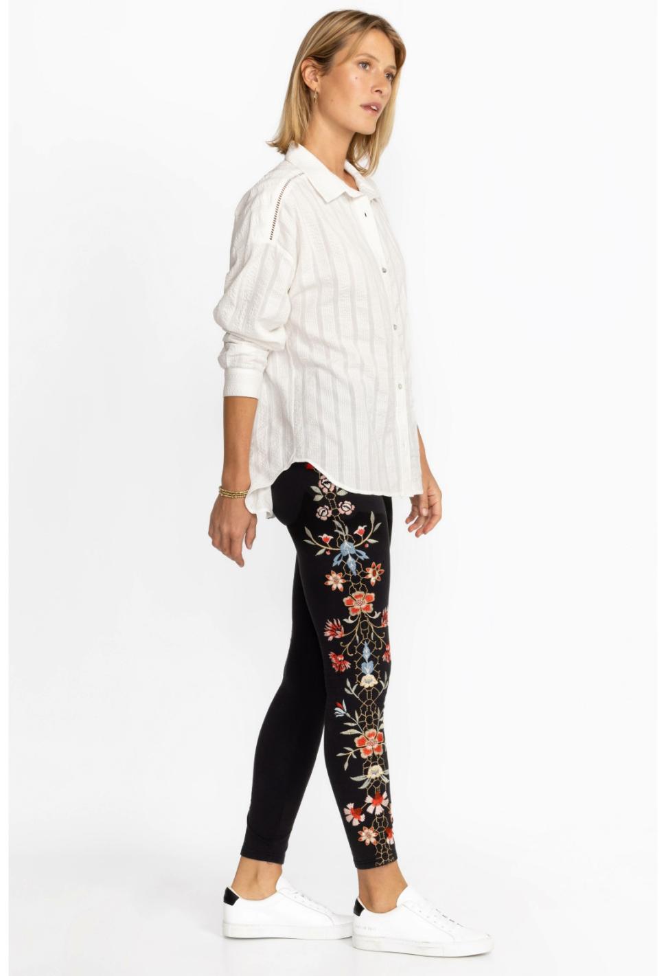 Women Bottoms | Johnny Was Clara Legging Black