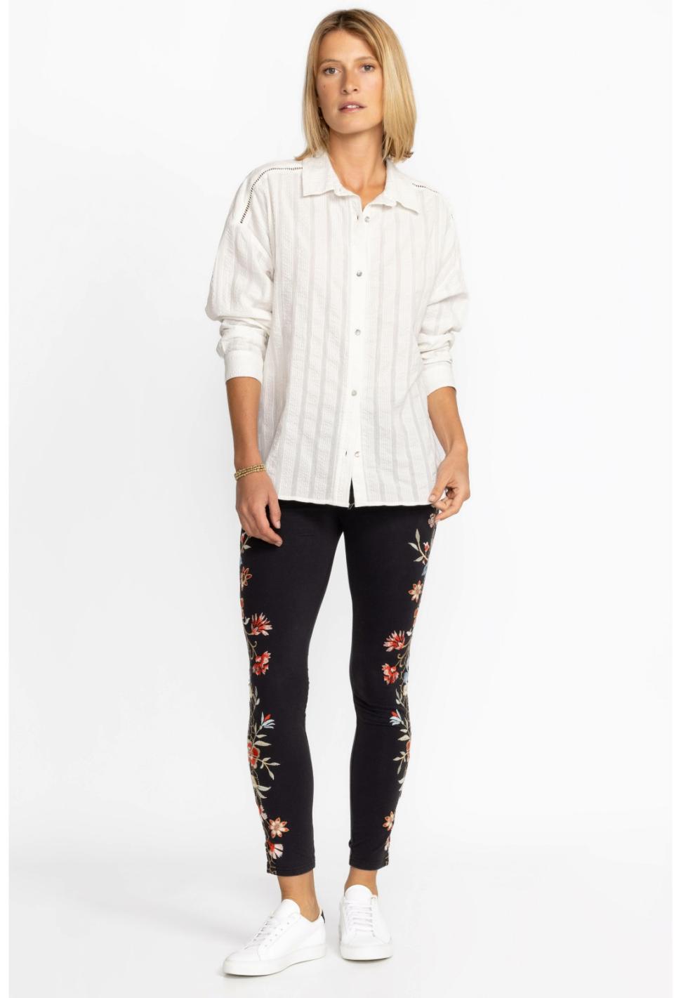 Women Bottoms | Johnny Was Clara Legging Black