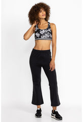 Women Bottoms | Johnny Was Dreamer Flare Ankle Pant Black Beauty