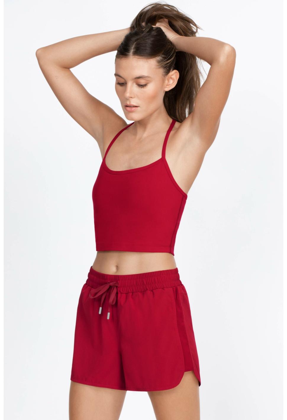 Women Bottoms | Johnny Was Elements Waist Shorts Rio Red