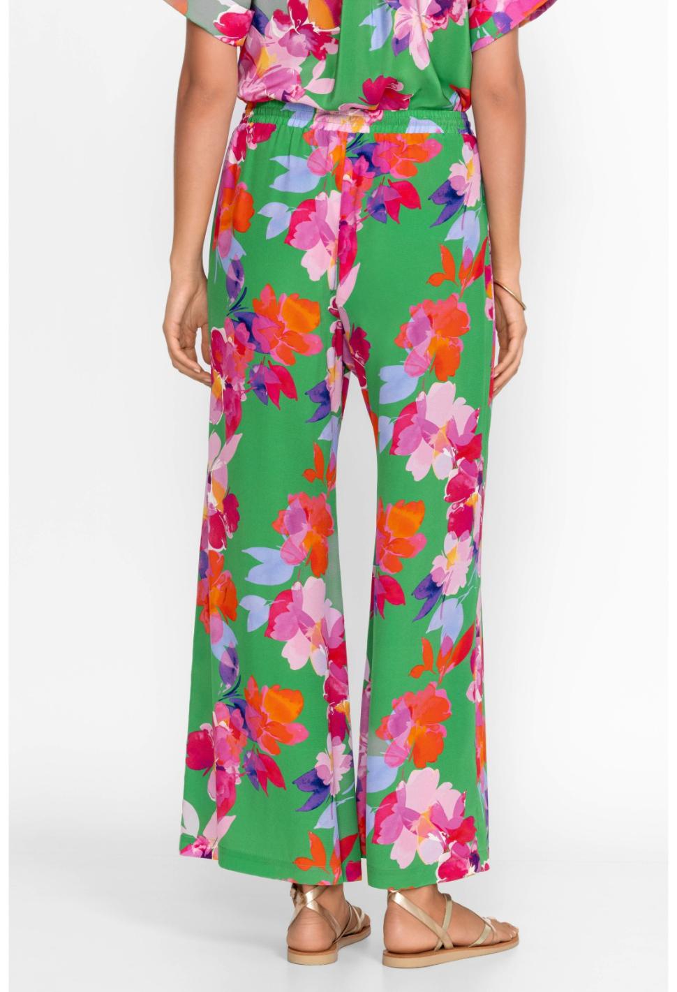 Women Bottoms | Johnny Was Nadine Silk Pant Nadine