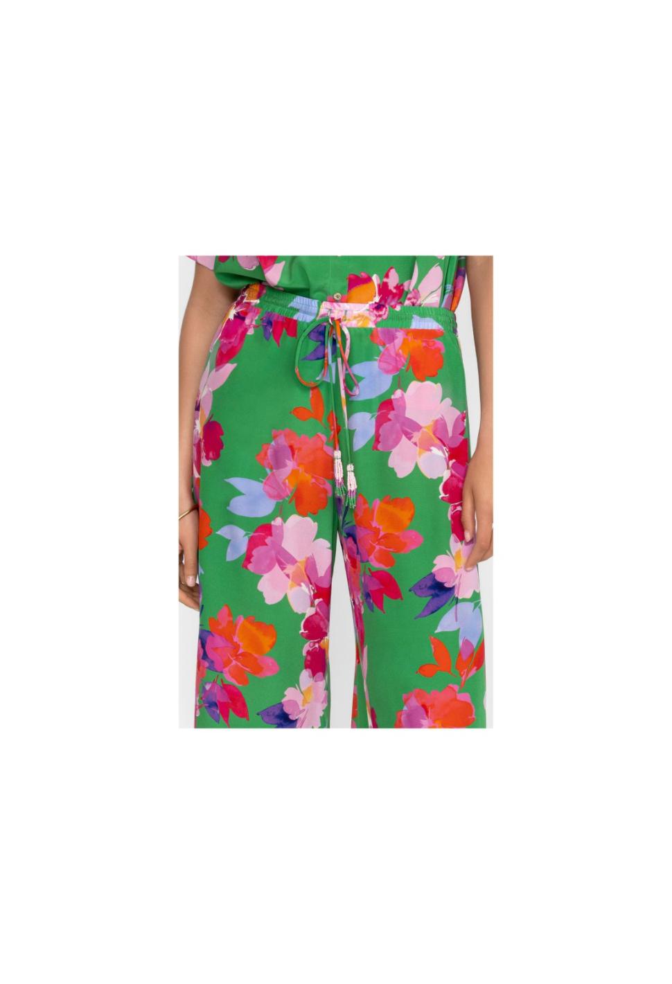 Women Bottoms | Johnny Was Nadine Silk Pant Nadine