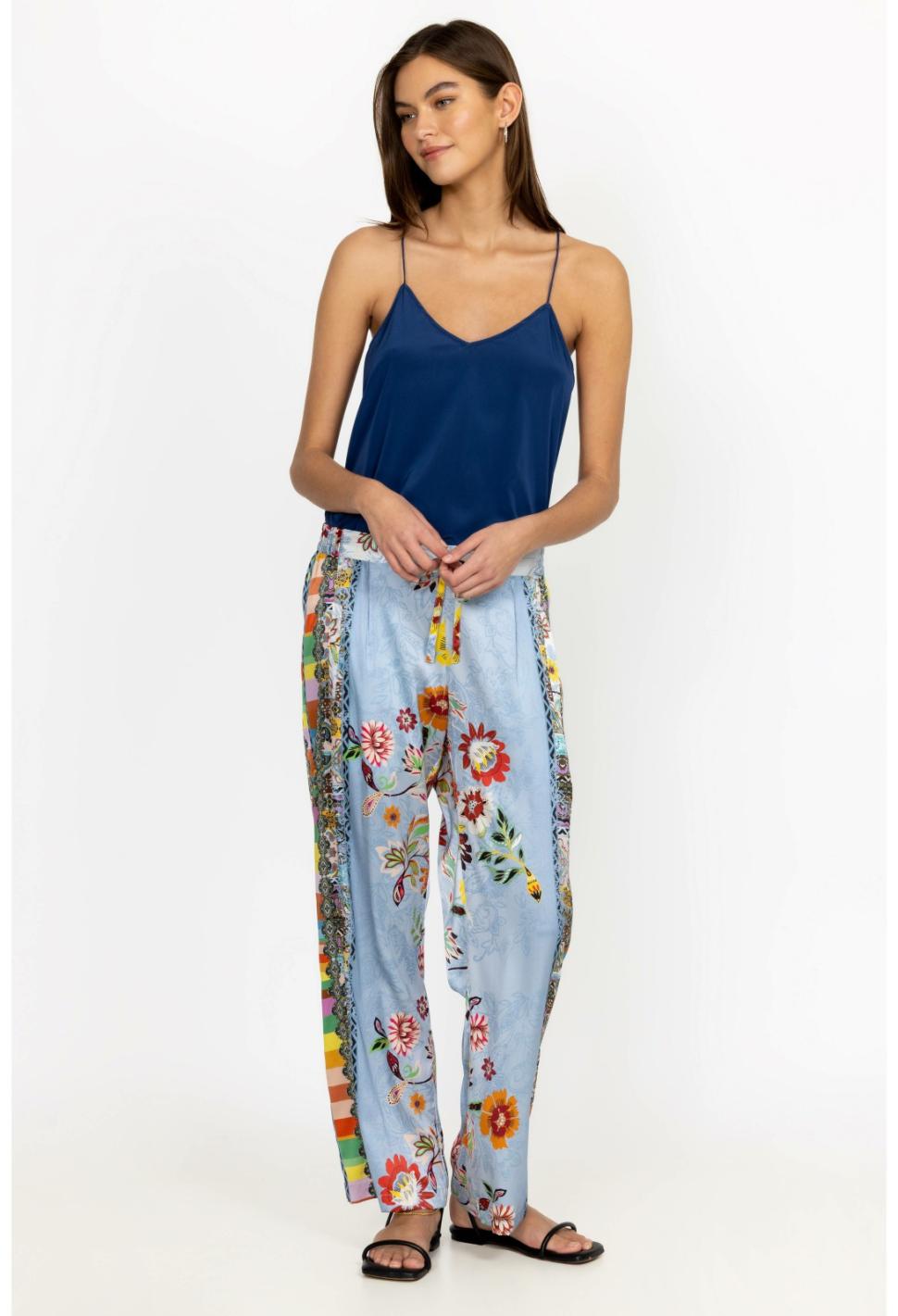 Women Bottoms | Johnny Was Rainbow Liza Pant Rainbow