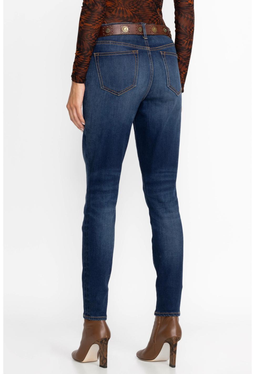 Women Bottoms | Johnny Was Skinny Jean Darkwash3