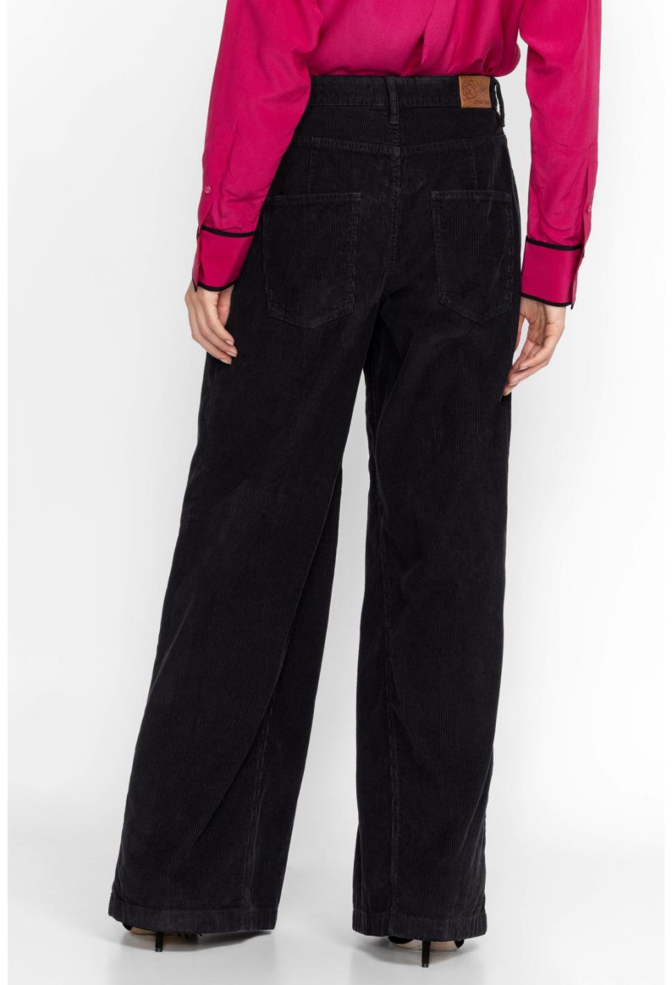 Women Bottoms | Johnny Was Suki Wide Leg Jean Black