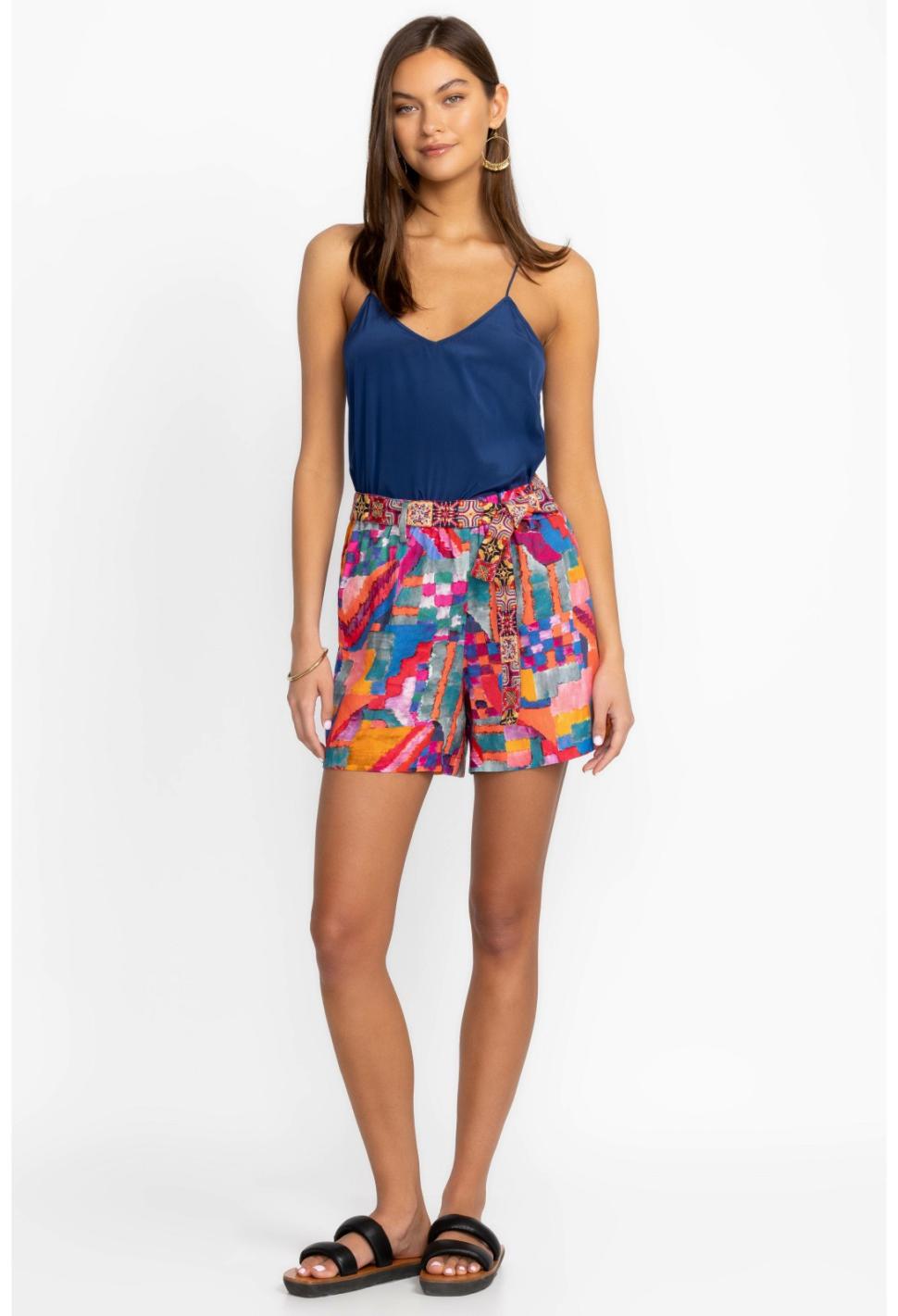 Women Bottoms | Johnny Was Summer Daydream Linen Short Summer Daydream