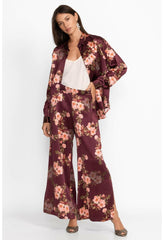 Women Bottoms | Johnny Was Winonna Silk Easy Pant Winonna