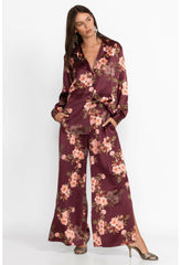 Women Bottoms | Johnny Was Winonna Silk Easy Pant Winonna