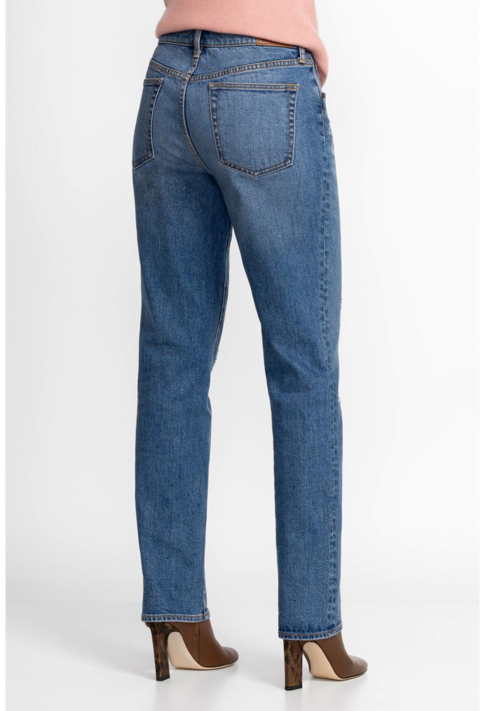 Women Bottoms | Johnny Was Woodstock Boyfriend Jean Destroyed Indigo