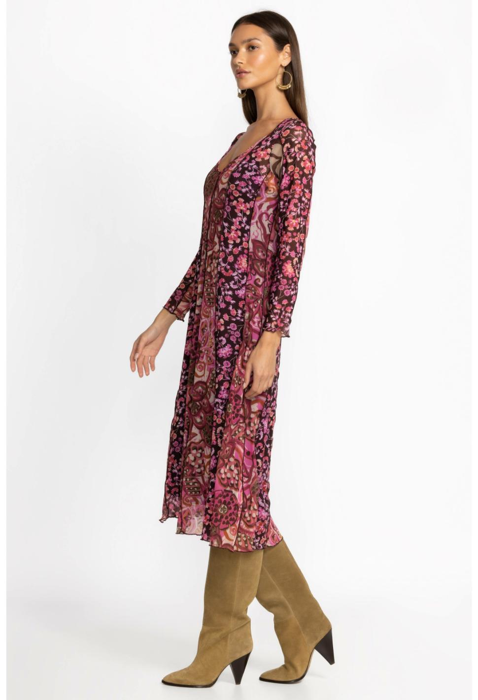 Women Dresses | Johnny Was Agatha Mesh Midi Dress Multi