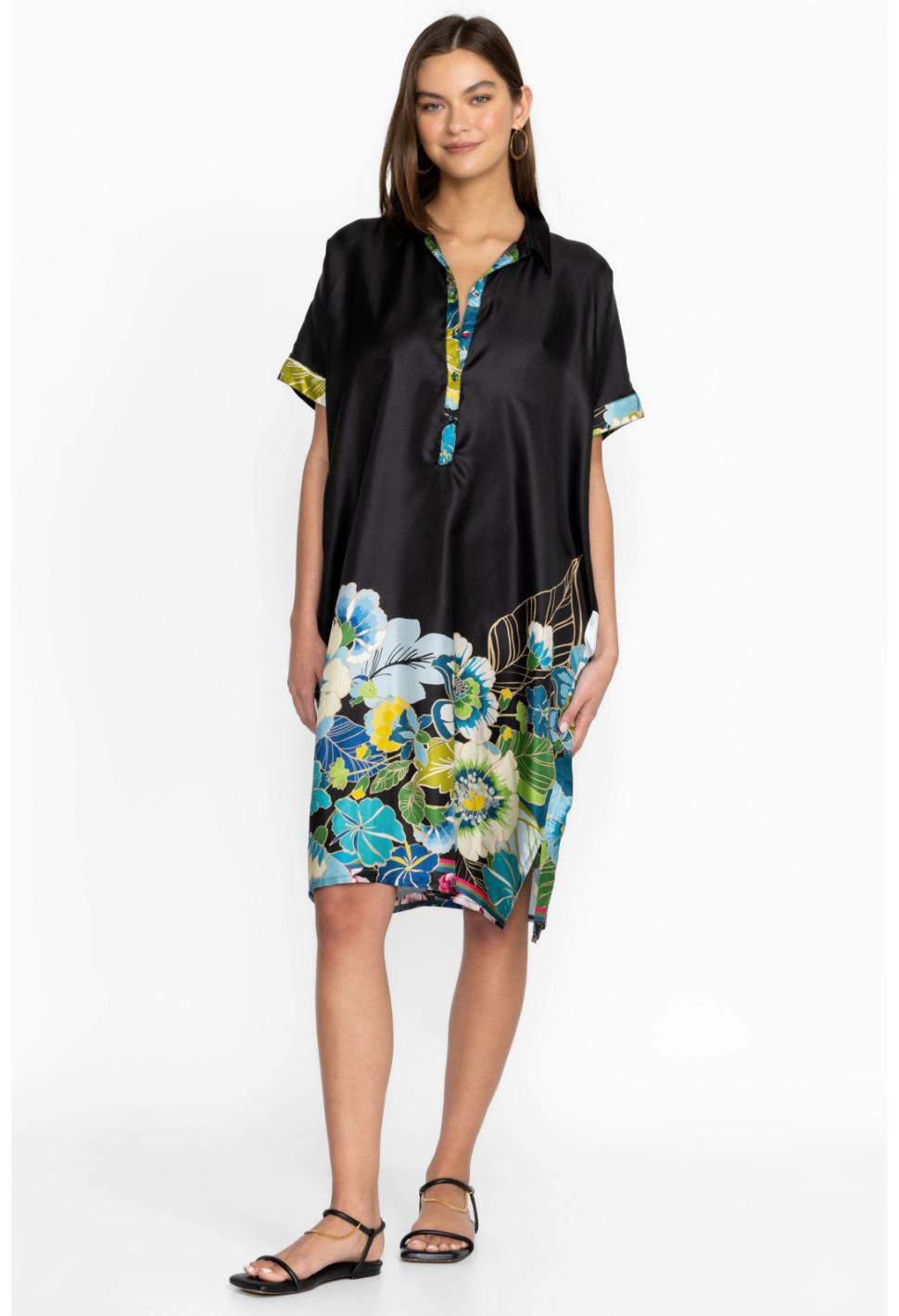 Women Dresses | Johnny Was Araia Twill Short Dress Multi