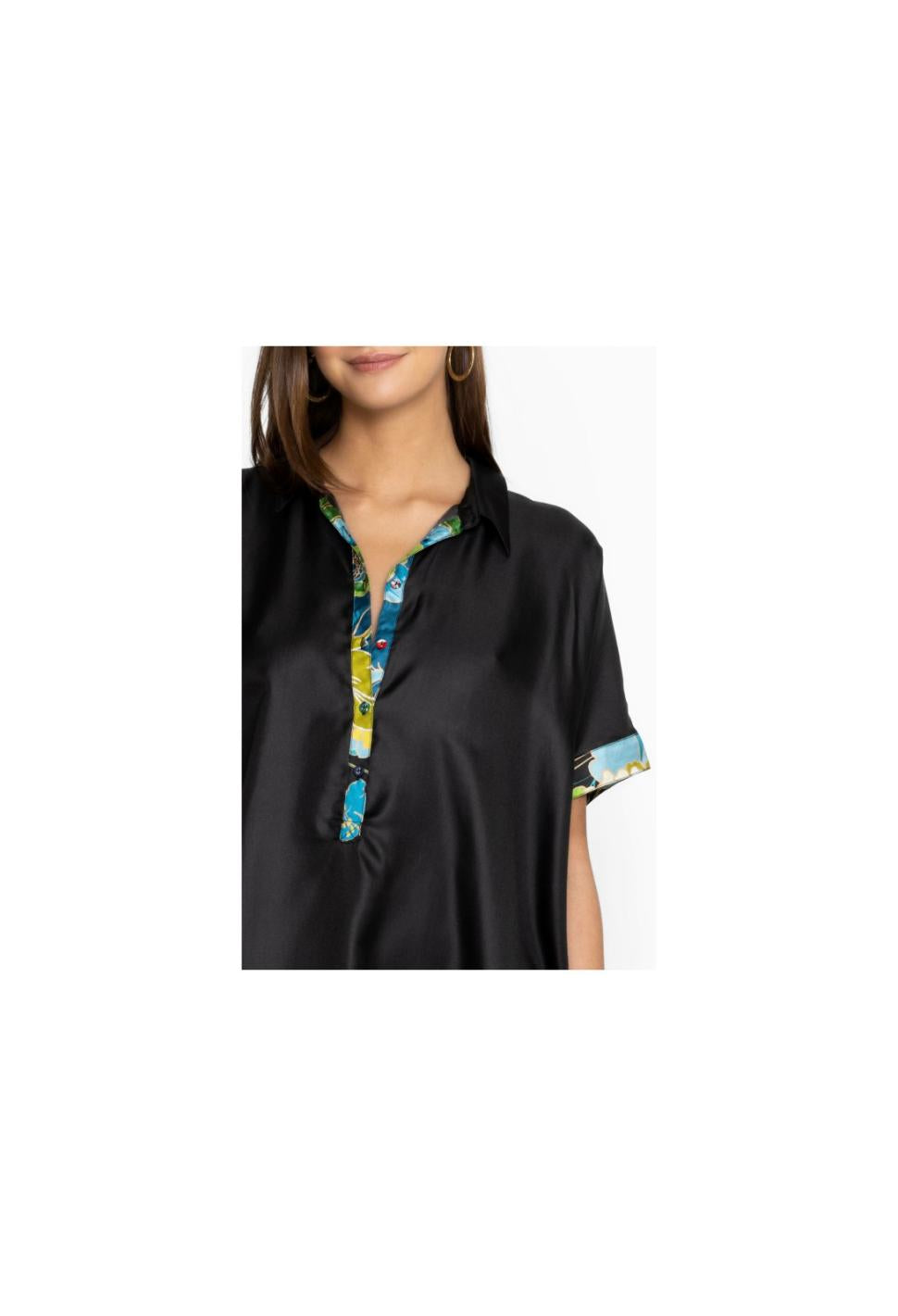 Women Dresses | Johnny Was Araia Twill Short Dress Multi