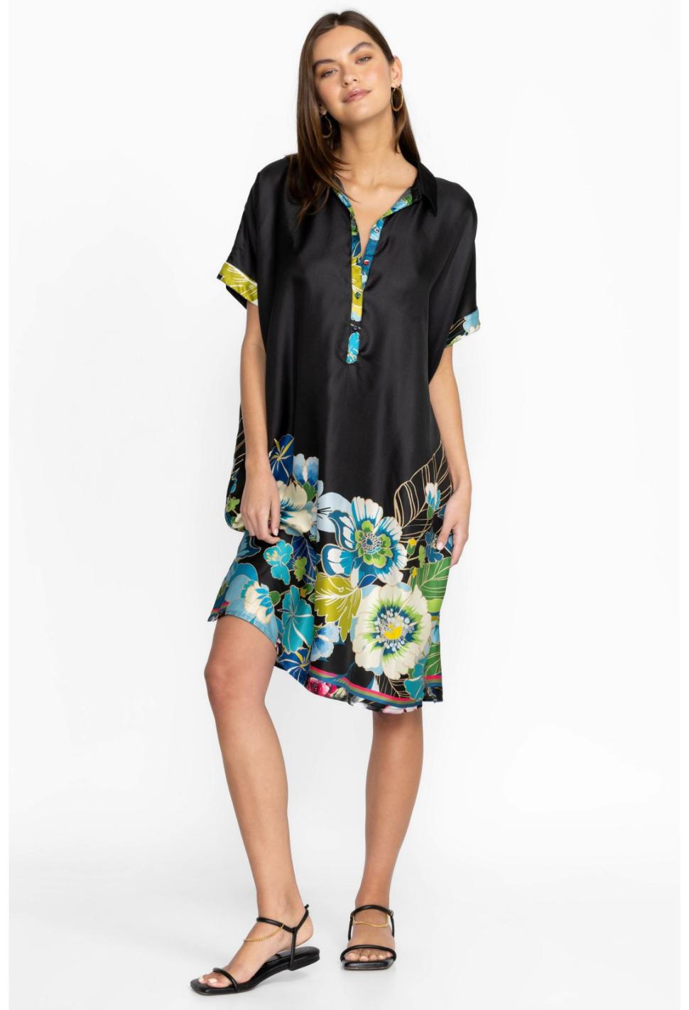 Women Dresses | Johnny Was Araia Twill Short Dress Multi