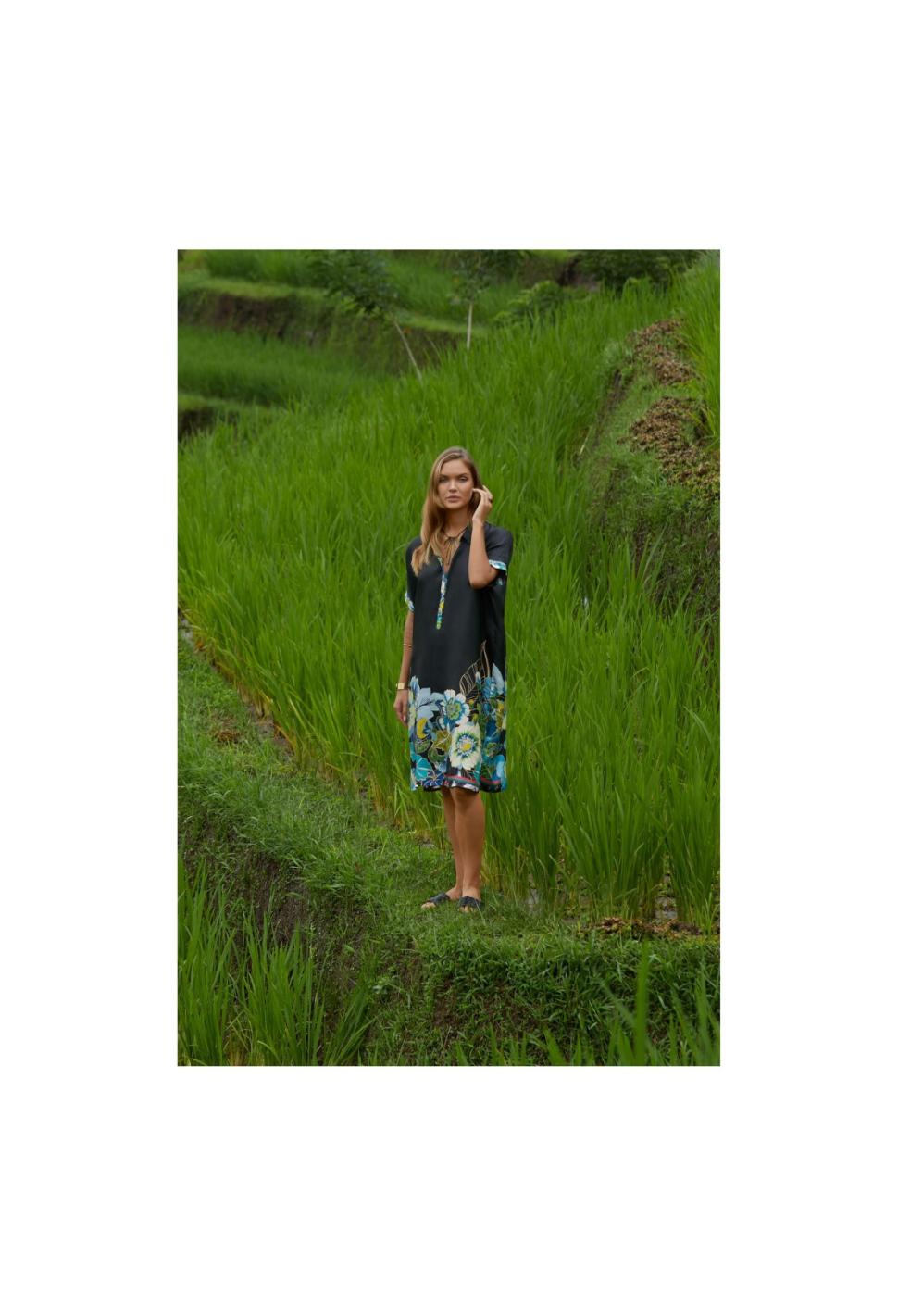 Women Dresses | Johnny Was Araia Twill Short Dress Multi