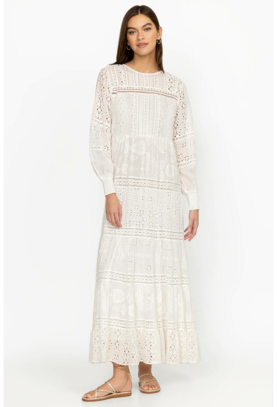 Women Dresses | Johnny Was Billie Maxi Dress White