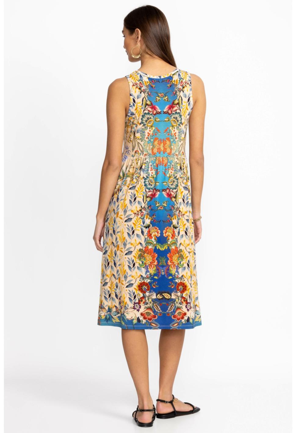 Women Dresses | Johnny Was Blu Easy Fit Tank Dress Blu