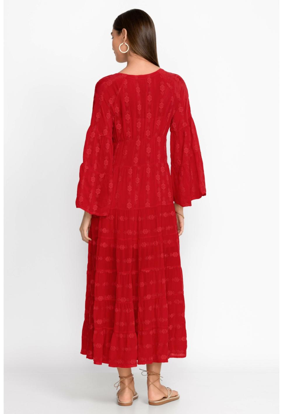 Women Dresses | Johnny Was Bonnie Adenium Dress Raspberry