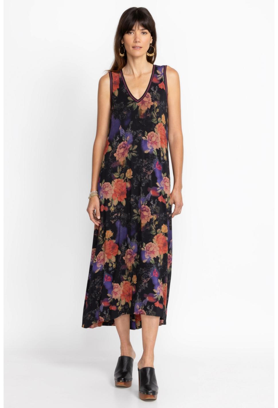 Women Dresses | Johnny Was Bossa Nova V-Neck Maxi Dress Bossa Nova