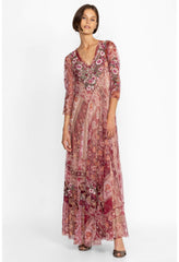 Women Dresses | Johnny Was Cardinal Mesh Dress (Slip) Multi