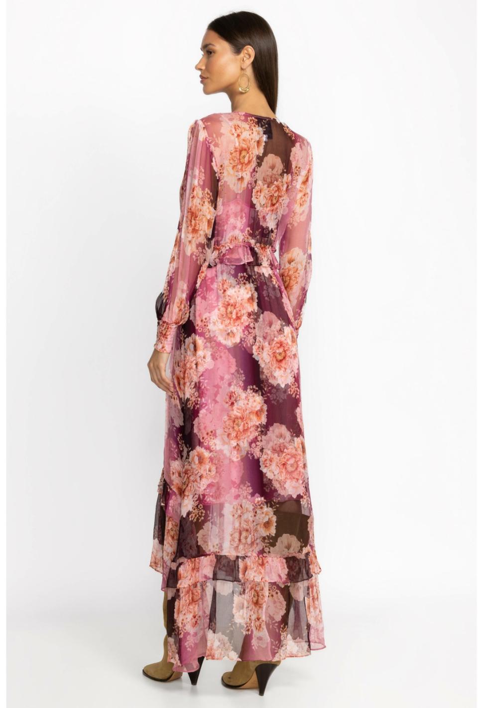 Women Dresses | Johnny Was Carina Silk Maxi Dress Carina