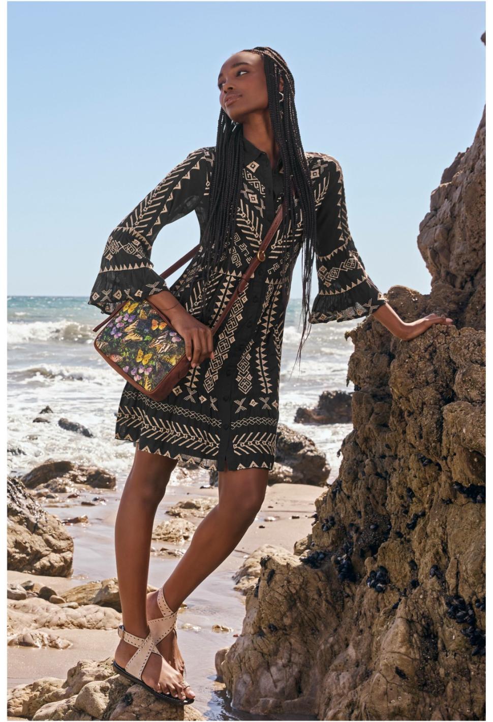 Women Dresses | Johnny Was Charis Easy Tiered Dress Black