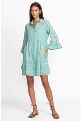 Women Dresses | Johnny Was Charis Easy Tiered Dress Marine Blue