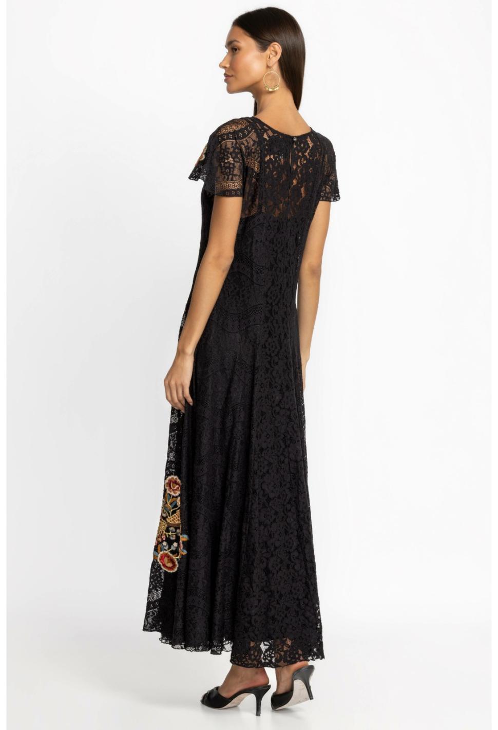 Women Dresses | Johnny Was Cloe Lace Dress Black