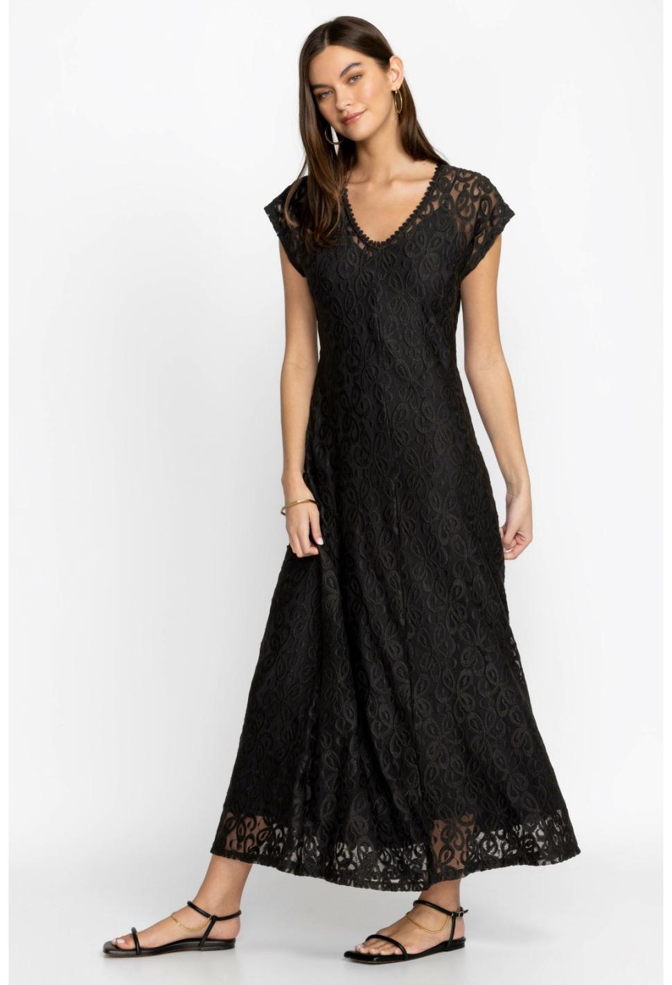Women Dresses | Johnny Was Corinne Maxi Dress Black