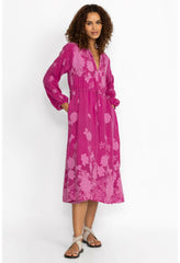 Women Dresses | Johnny Was Daisy Leonna Dress Festival Fuschia
