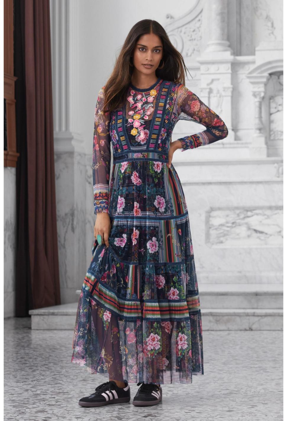 Women Dresses | Johnny Was Dayana Mesh Dress Multi