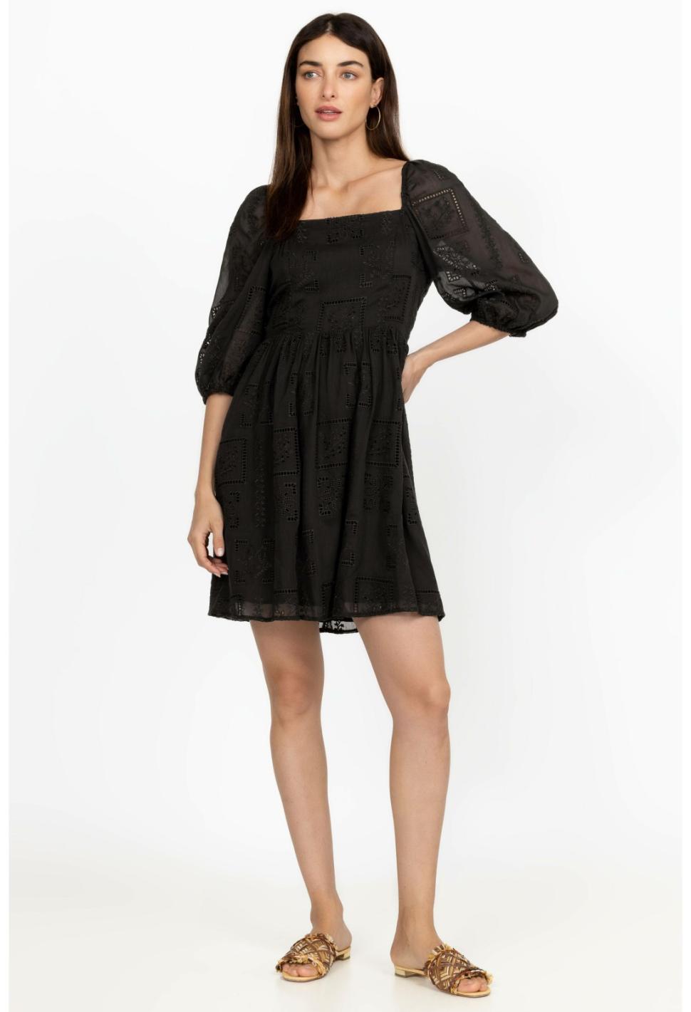 Women Dresses | Johnny Was Ella Mini Dress Black