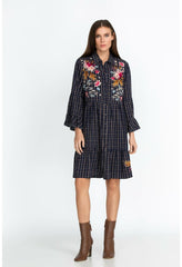 Women Dresses | Johnny Was Emiko Easy Tiered Dress Plaid