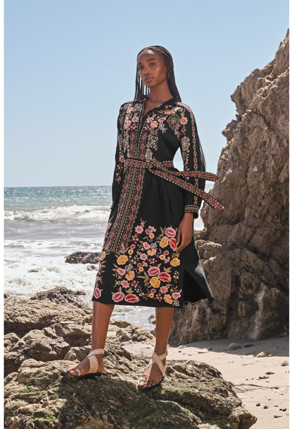 Women Dresses | Johnny Was Fairlie Dress Black