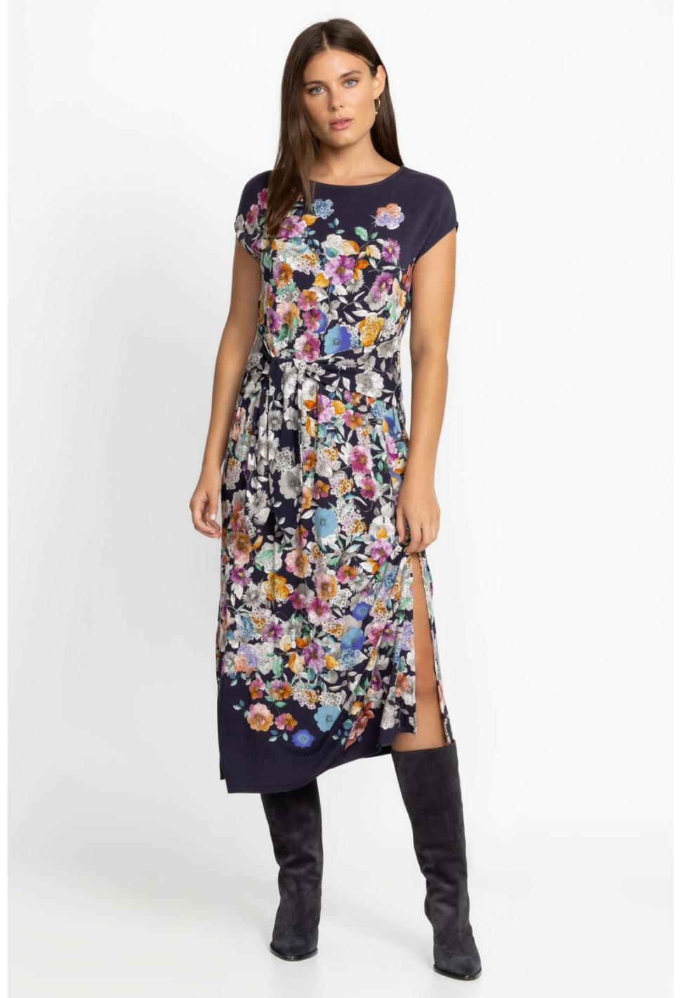 Women Dresses | Johnny Was Fall Dance Tie Front Knit Dress Falldance